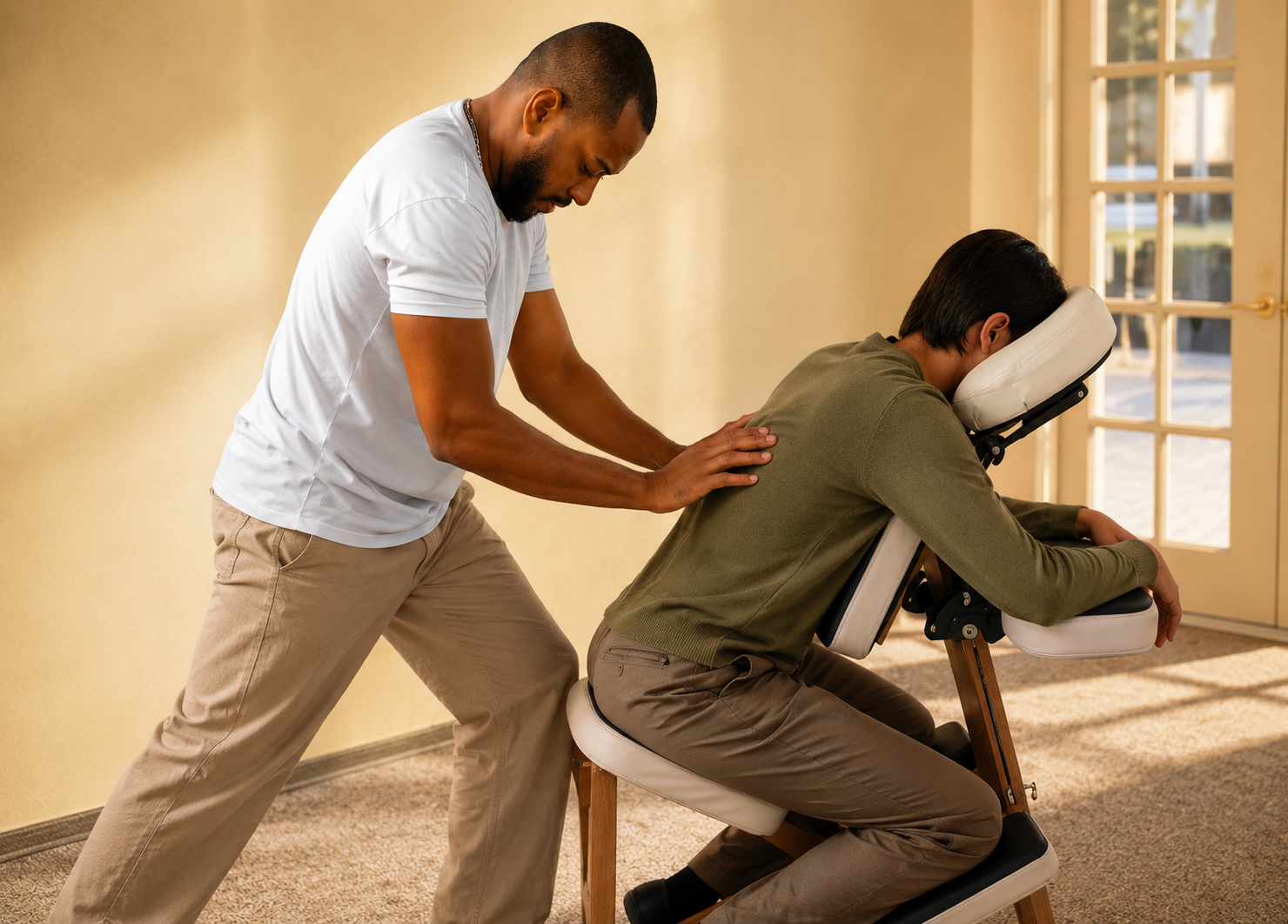 Shiatsu na Cadeira